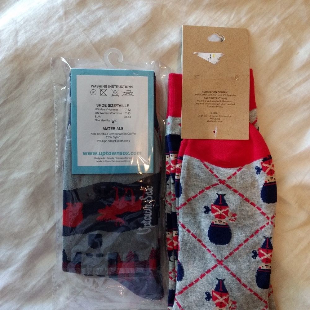 NWT socks. 2 pairs. - Picture 5 of 6